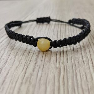 Yellow Jade 8mm Handmade Bracelet